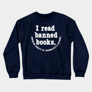 I Read Banned Books / Vintage Book Lover Geek Gift Crewneck Sweatshirt